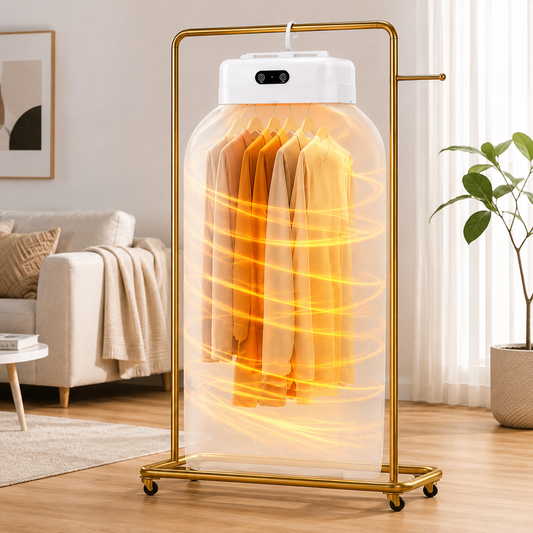 SECADOR DE ROPA PORTÁTIL 600W | SECADO RÁPIDO Y COMPACTO